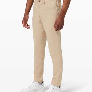 Lululemon ABC 5-Pocket Slim Pant Warpstreme Beige Athleisure Men's 30 x 29
